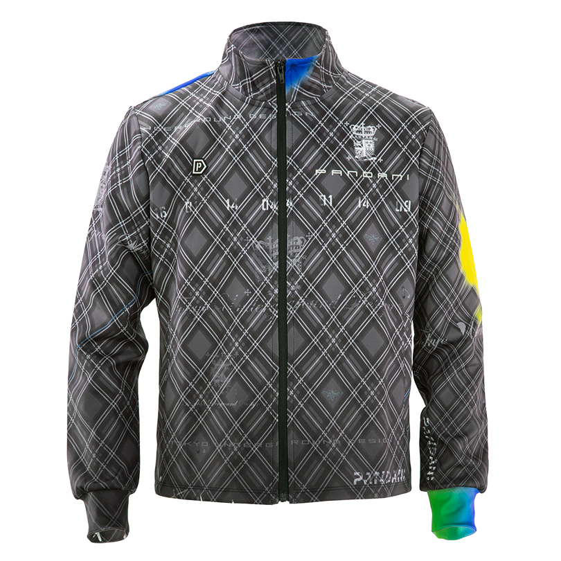 (image for) TRADITIONAL TRACKSUIT JACKET GLAY PAN1-TSJ/GY [RENEWAL VERSION]