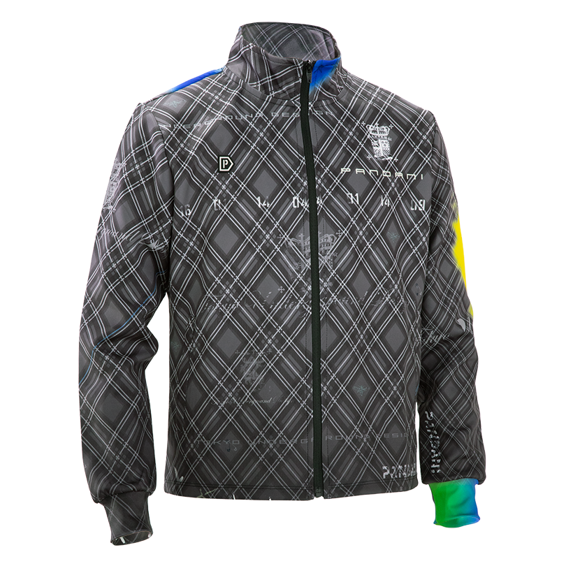 (image for) TRADITIONAL TRACKSUIT JACKET GLAY PAN1-TSJ/GY [RENEWAL VERSION]