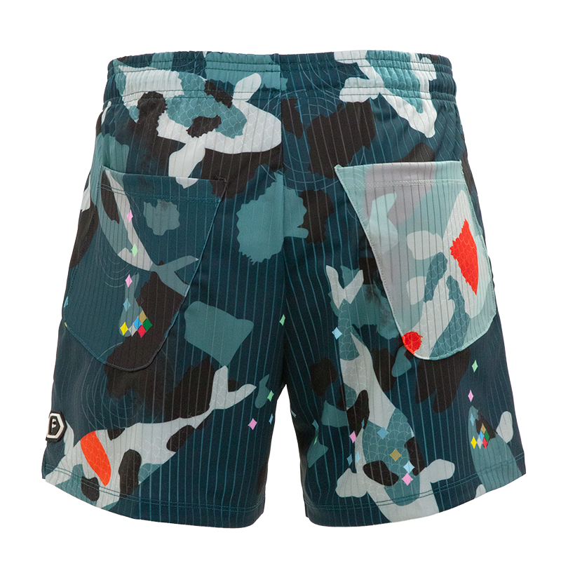 (image for) DARKER KOI AERO UNIFORMPANTS【TYPE:YG】/INDIGO GREEN KOI2-TAP/GR