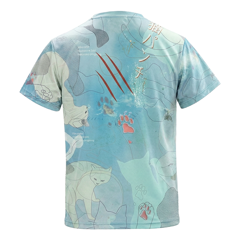 (image for) CAT PUNCH SPORTS T-SHIRT [FX TYPE]/YANNOKA BLUE NP2-STF/BL