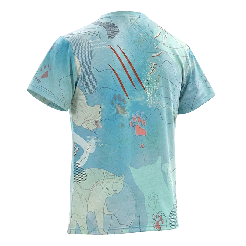 (image for) CAT PUNCH SPORTS T-SHIRT [FX TYPE]/YANNOKA BLUE NP2-STF/BL