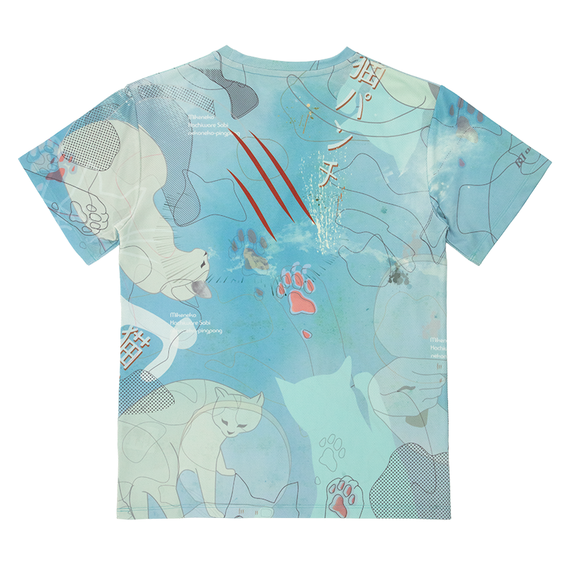 (image for) CAT PUNCH SPORTS T-SHIRT [FX TYPE]/YANNOKA BLUE NP2-STF/BL