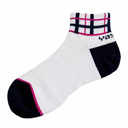 (image for) PLAID Y SOCKS NAVY/MAZENTA L (25-27cm)