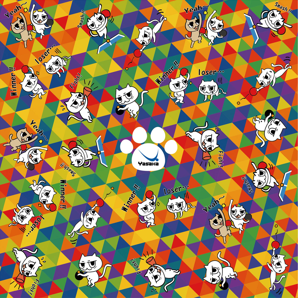 (image for) CAT COLOR SHEET TRIANGLE